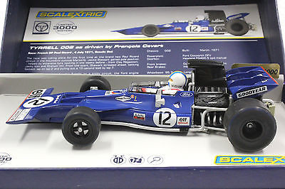 132 Scalextric Tyrrell 002 C3482 スロットカー C3482A Scalextric Tyrrell 002 Cevert 2nd Place Paul Ricard, #12