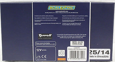 C3482A Scalextric Tyrrell 002 Cevert 2nd Place Paul Ricard, #12