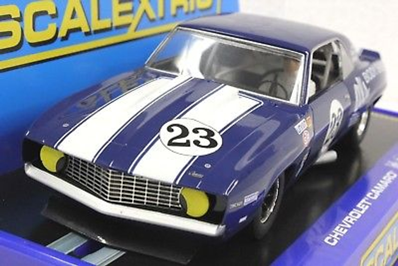C3532 Scalextric 1969 Chevrolet Camaro Z28 Trans Am, 23 1/32 Slot Car