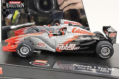 25782 Carrera Evolution Formula 1 Type RB 2003 Club Car 1/32 Slot Car