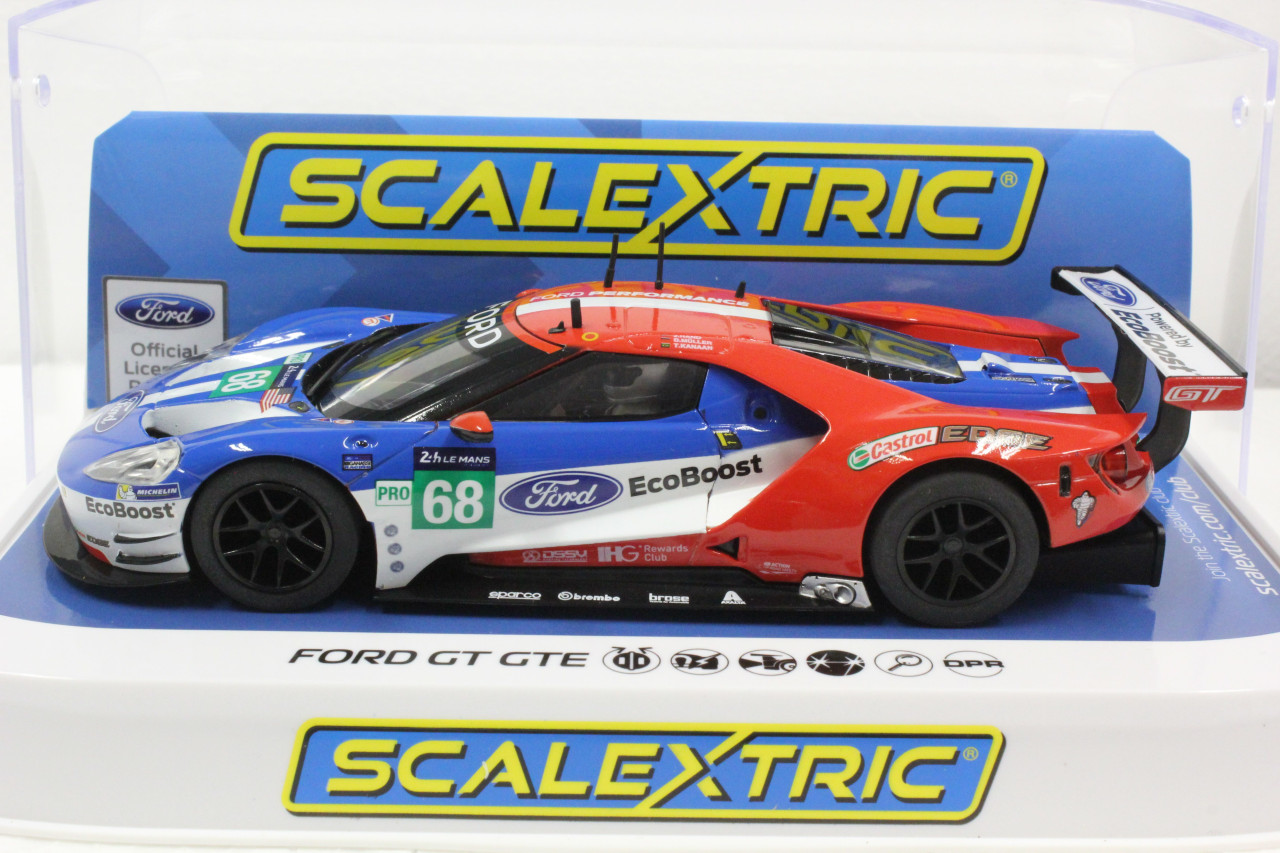 C3857 Scalextric Ford GT GTE Le Mans 2017, #68 1:32 Slot Car *DPR