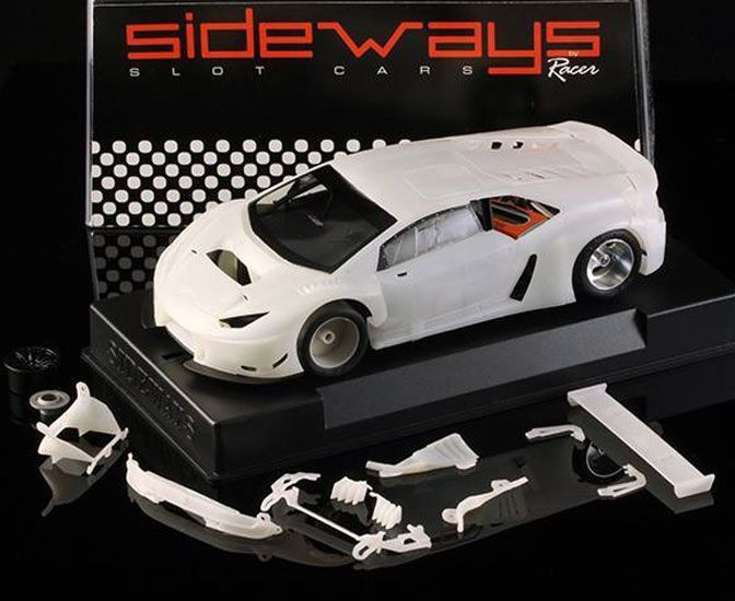 SWCAR01K Racer Sideways Lamborghini Huracan GT3 White Kit - Great