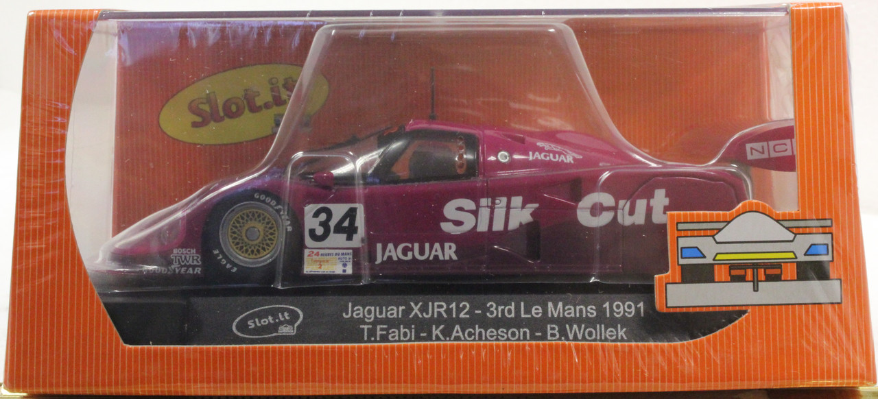 Slot It SICA13A Bud Light Jaguar XJR12 2nd Daytona 1992, #2 1/32 Slot Car