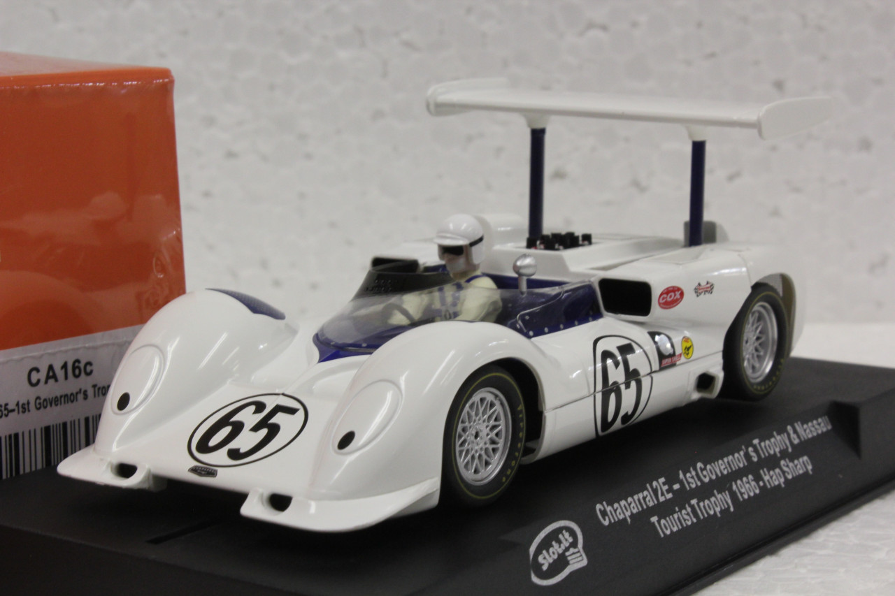 SICA16C Slot.it Chaparral 1st Governor's Trophy Hap Sharp, 1966