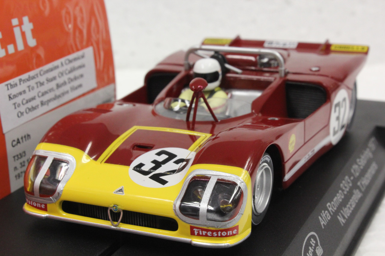 SICA11H Slot.it Alfa Romeo 33/3 12h Sebring 1971, #32 1/32 Slot