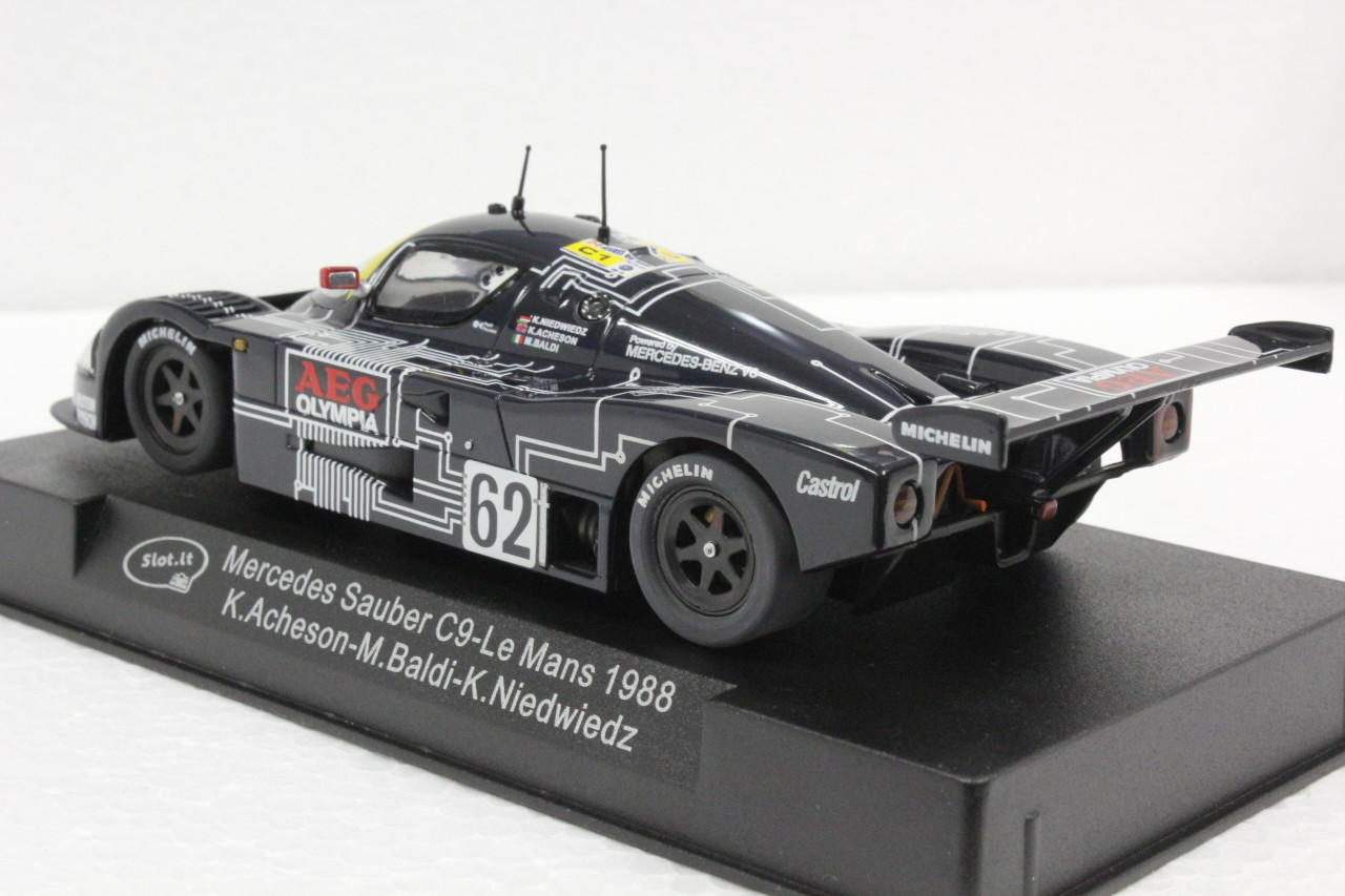 SICA06D Slot.it Mercedes Sauber C9 LeMans 1988, #62 1:32 Slot Car