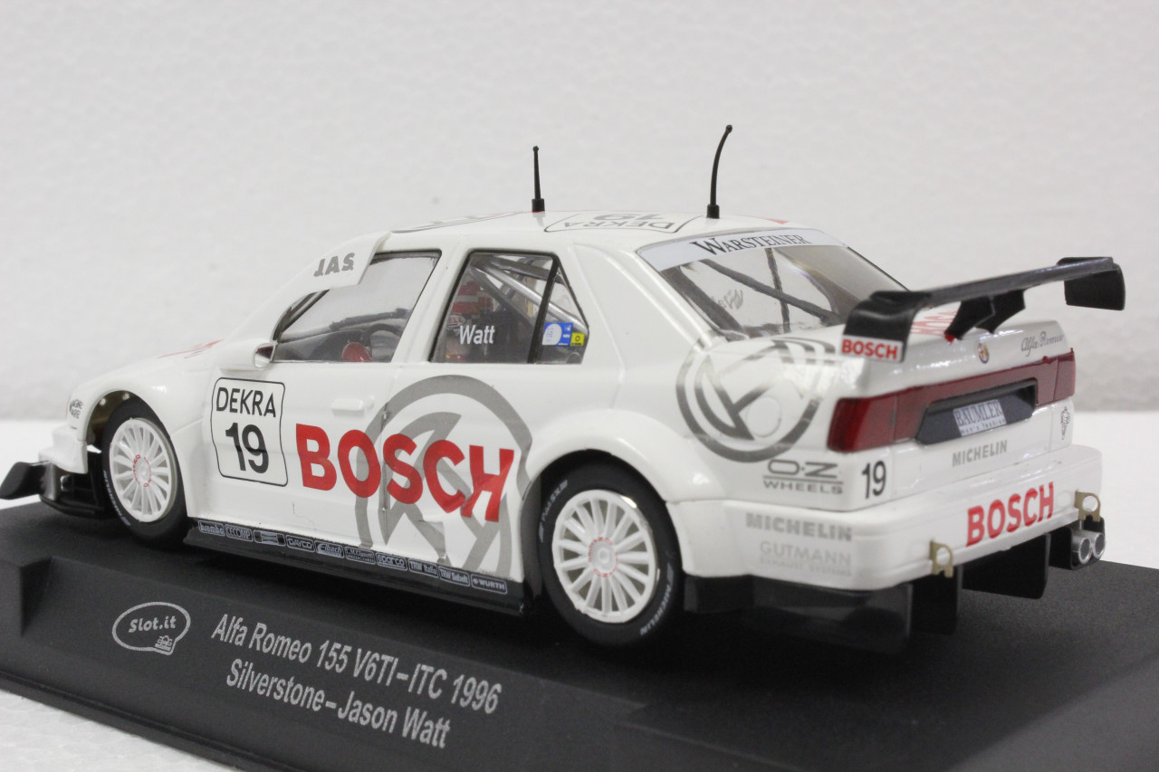 SICA45A Slot.it Alfa Romeo 155 V6 TI Bosch Silverstone 1996, #19 1