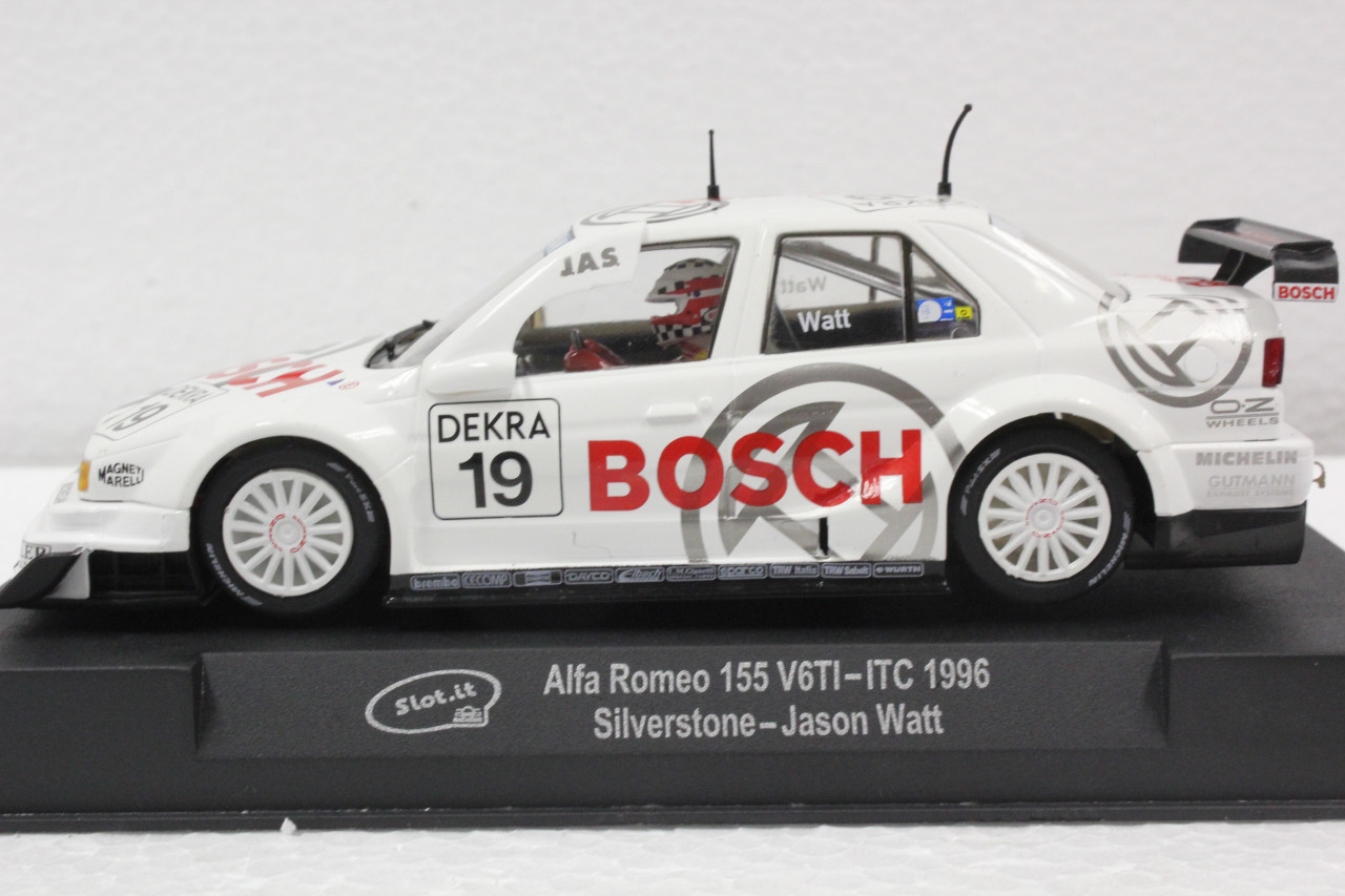 SICA45A Slot.it Alfa Romeo 155 V6 TI Bosch Silverstone 1996, #19 1