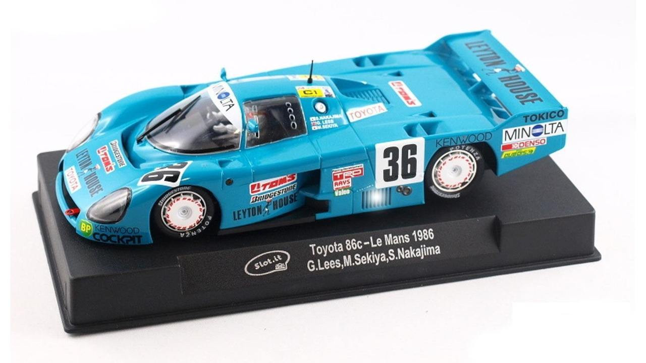 SICA41A Slot.it Toyota 86C Leyton House Le Mans 186, #36 1