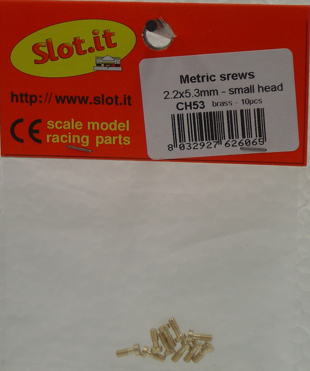 はるページ　SCO-53/CC SICH53 Slot.it Set of Screws for Slot.it Motor Pod 1:32 Slot Car