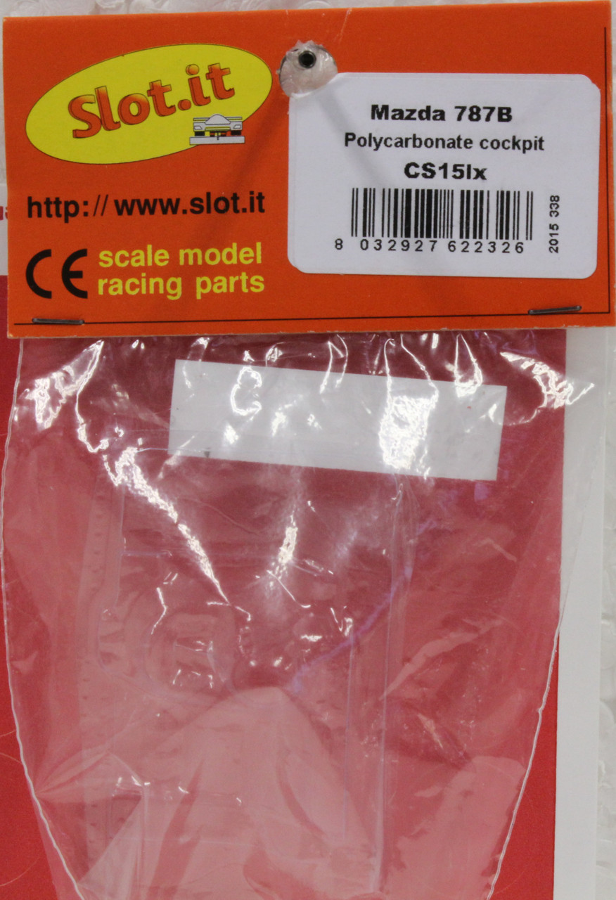 SICS15LX Slot.it Mazda 787B Clear Lexan Cockpit Interior 1:32 Slot
