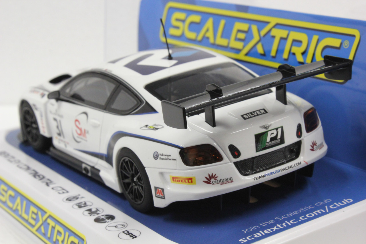 C4024 Scalextric Bentley Continental GT3 Team Parker, #31 1:32 Slot Car DPR