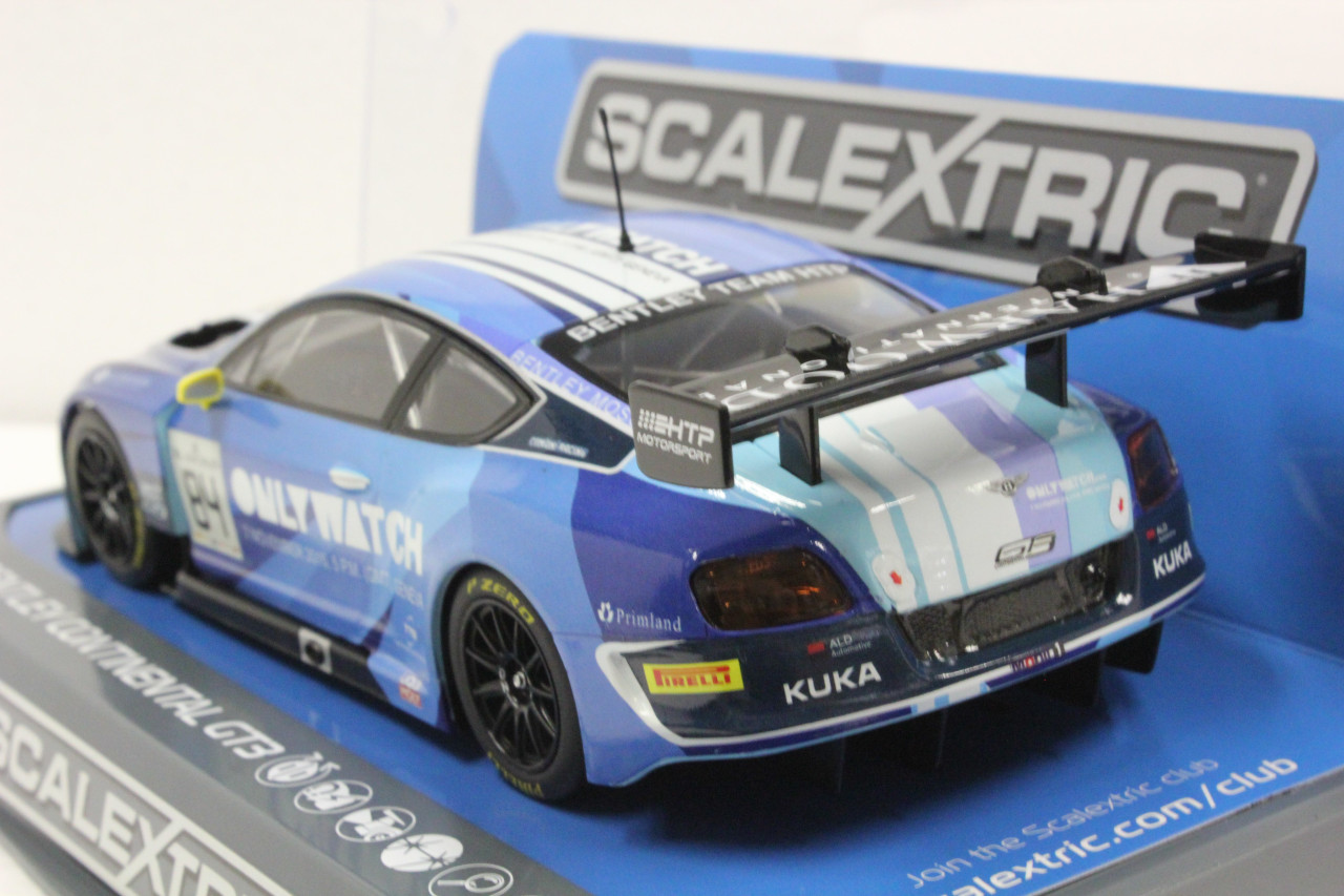 C3846 Scalextric Bentley Continental GT3 Team HTP 1:32 Slot Car DPR