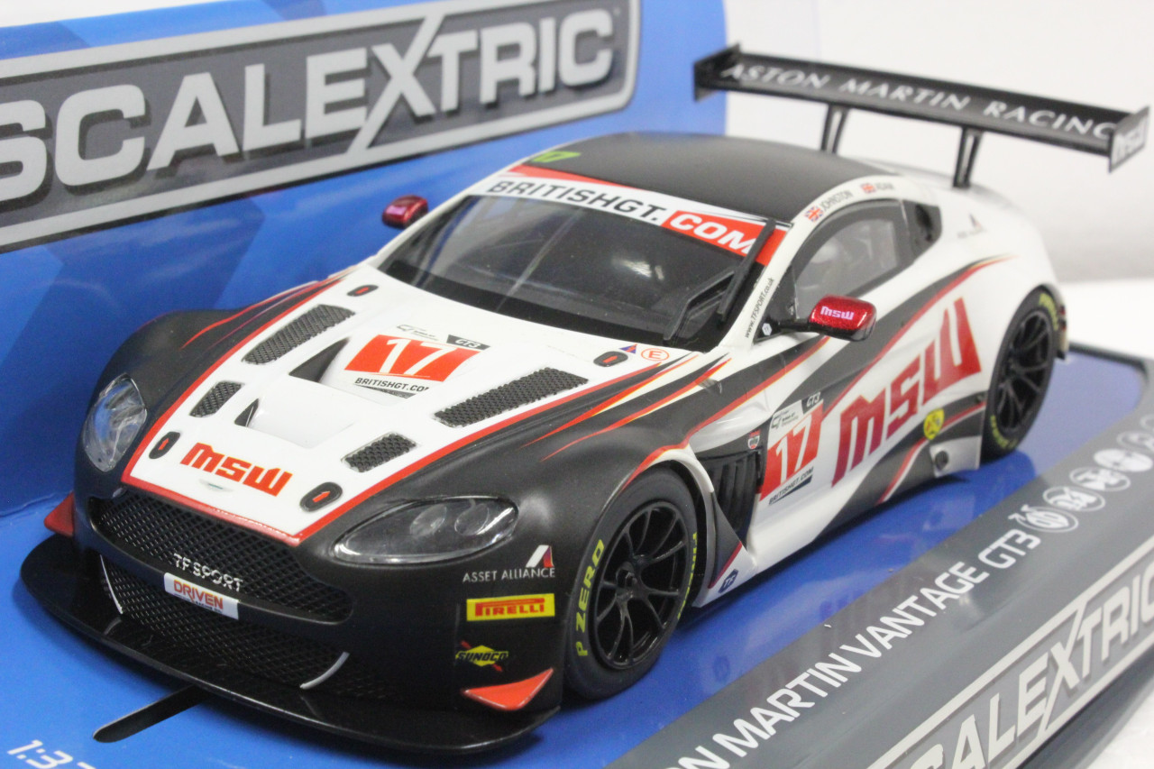 C3844 Scalextric Aston Martin Vantage GT3 TF Sport 1:32 Slot Car