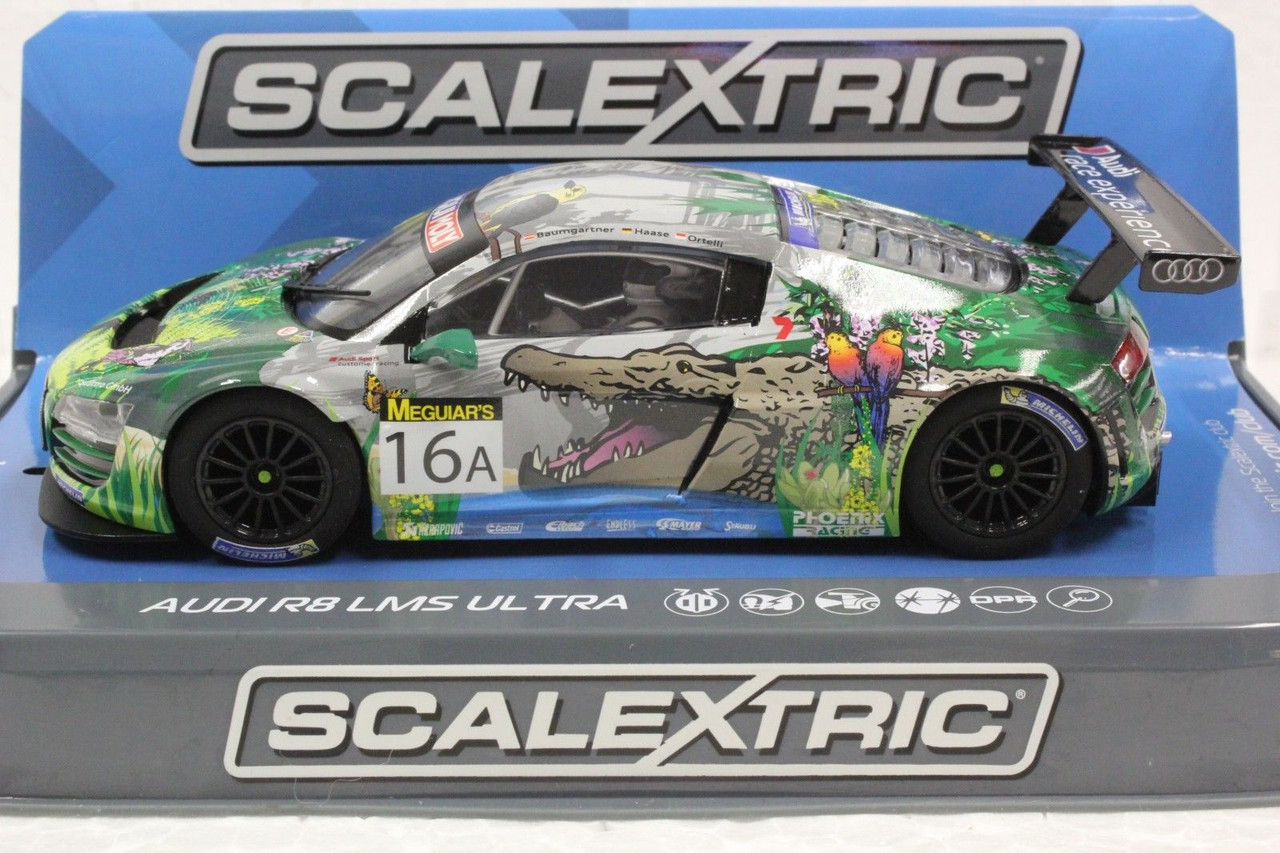 C3717 (H3717) Scalextric Audi R8 GT3 Crocodile Phoenix 12hr