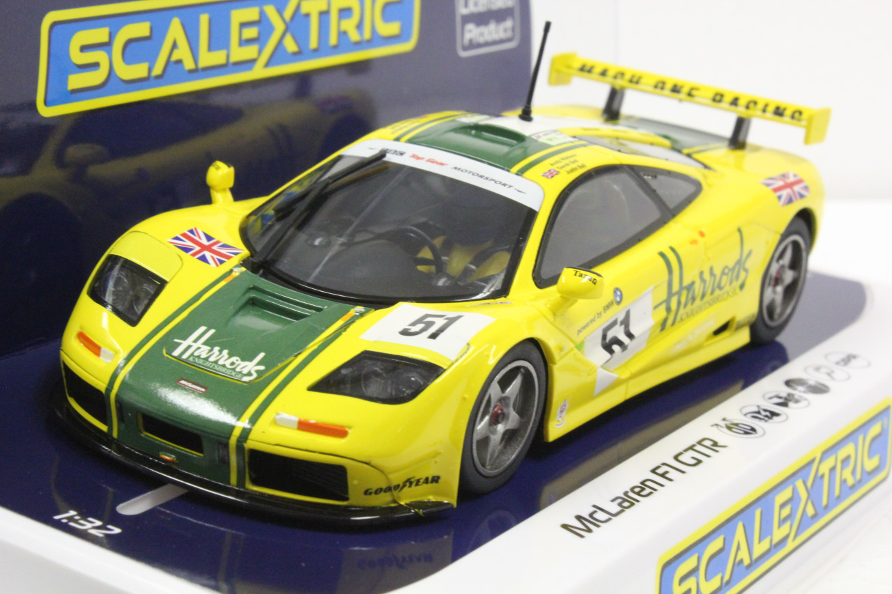 C4026 Scalextric Mclaren F1 Gtr Harrods 51 1 32 Slot Car Dpr