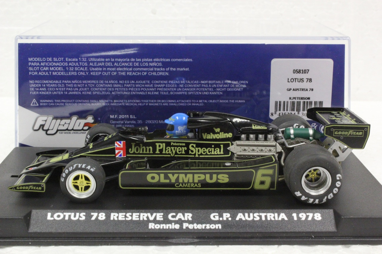 058107 Fly Lotus 78 Reserve Car G.P. Austria 1978 Ronnie Peterson