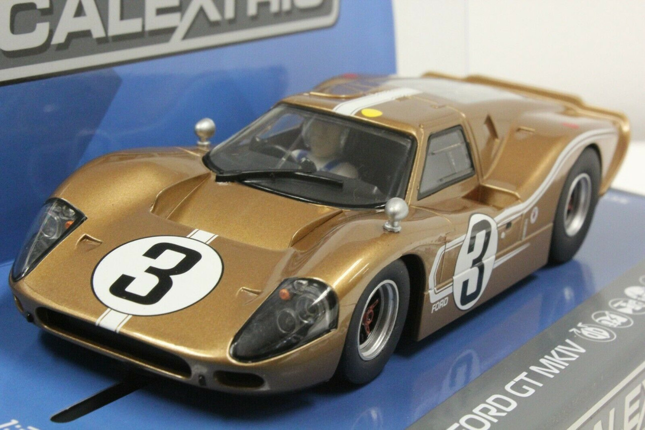 C3951 Scalextric Ford GT40 MKIV 24h LeMans,#3 1:32 Slot Car *DPR