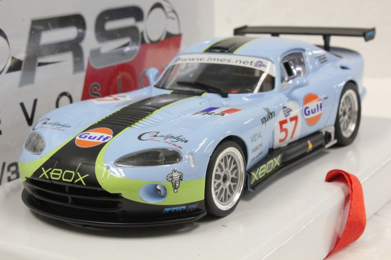 RS0023 RevoSlot Chrysler Viper GTS-R Gulf Paul Belmondo Racing #57 1:32  Slot Car