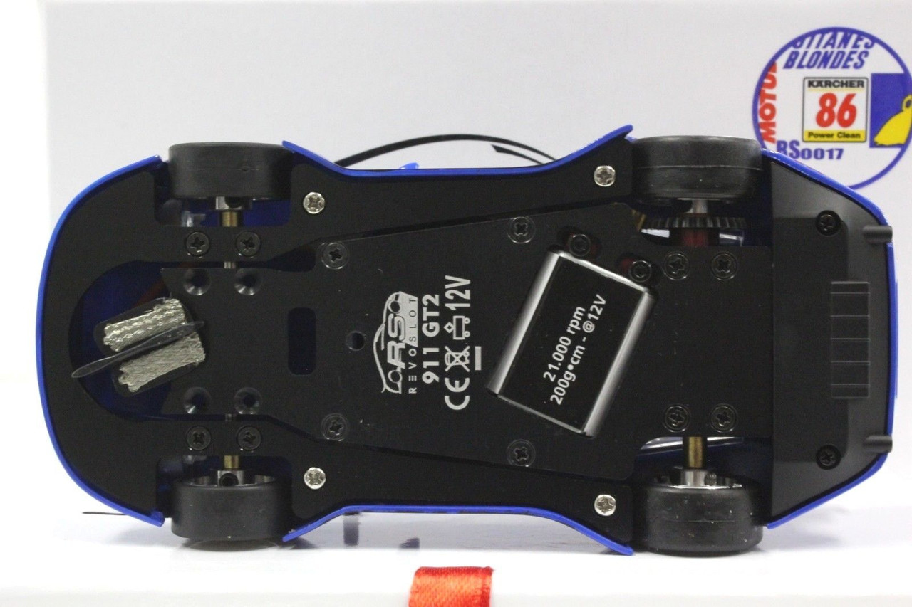 RS0016 RevoSlot Porsche 911 GT2 Blue Gitanes #86 1:32 Slot