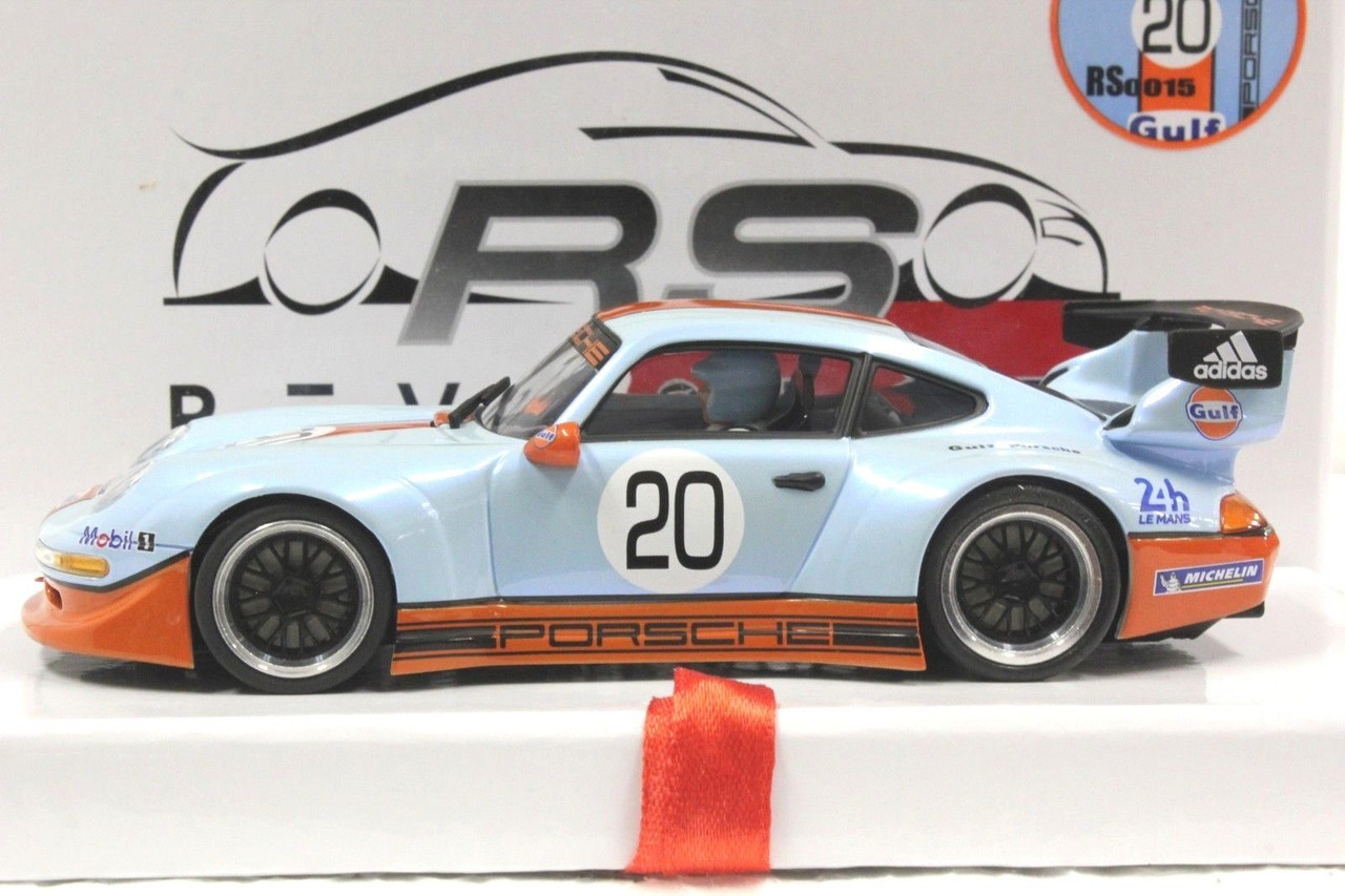 RS0015 RevoSlot Porsche 911 GT2 Special Gulf Edition - Pearl Blue