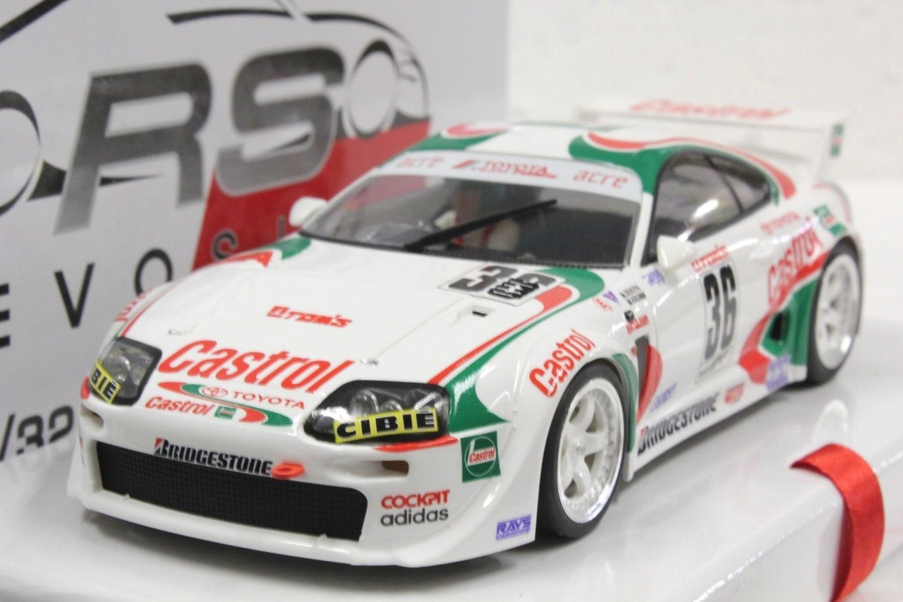 RS0028 RevoSlot Toyota Supra Team Tom's Castrol #36 1:32 Slot Car