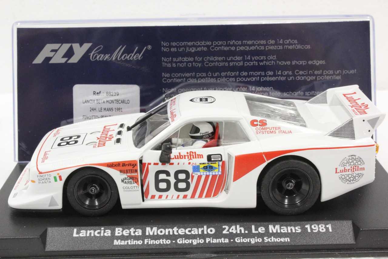 88239 Fly Lancia Beta Montecarlo 24H Le Mans 1981 1:32 Slot Car