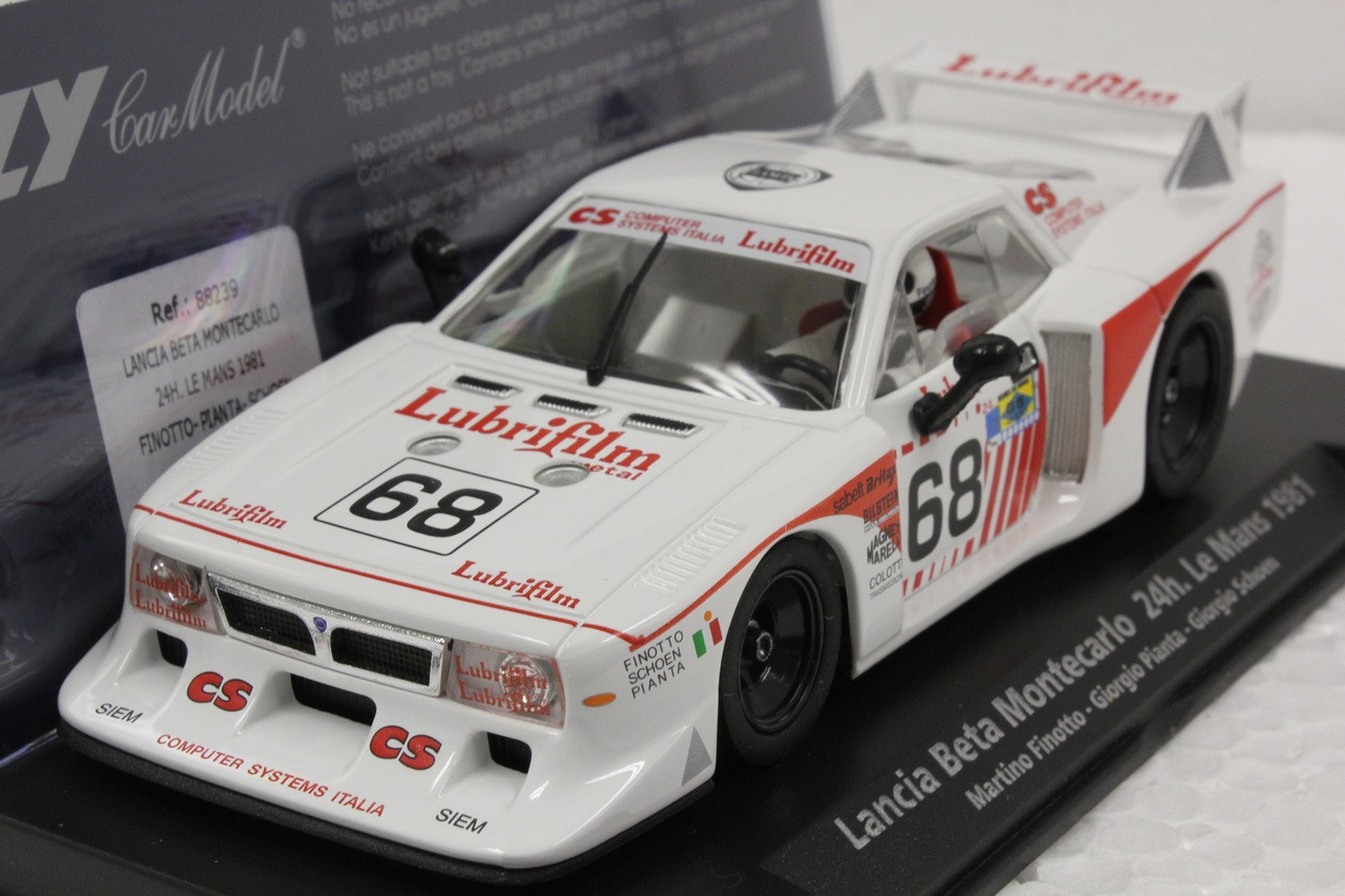 88239 Fly Lancia Beta Montecarlo 24H Le Mans 1981 1:32 Slot Car