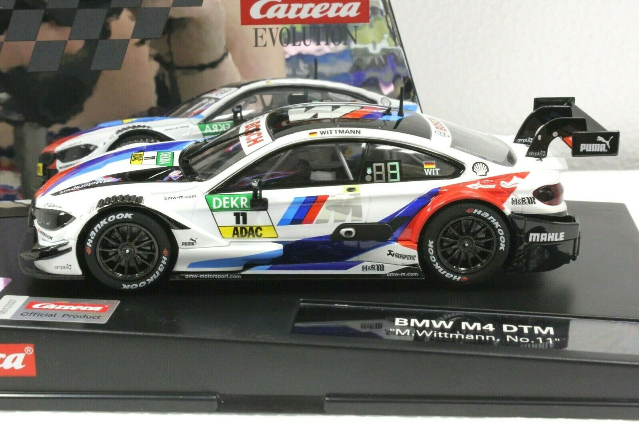 Voiture Slot Carrera BMW M4 DTM No.11 | Échelle 1:43, Modèle Détaillé | Jouet Enfant Passion Course Automobile - 3