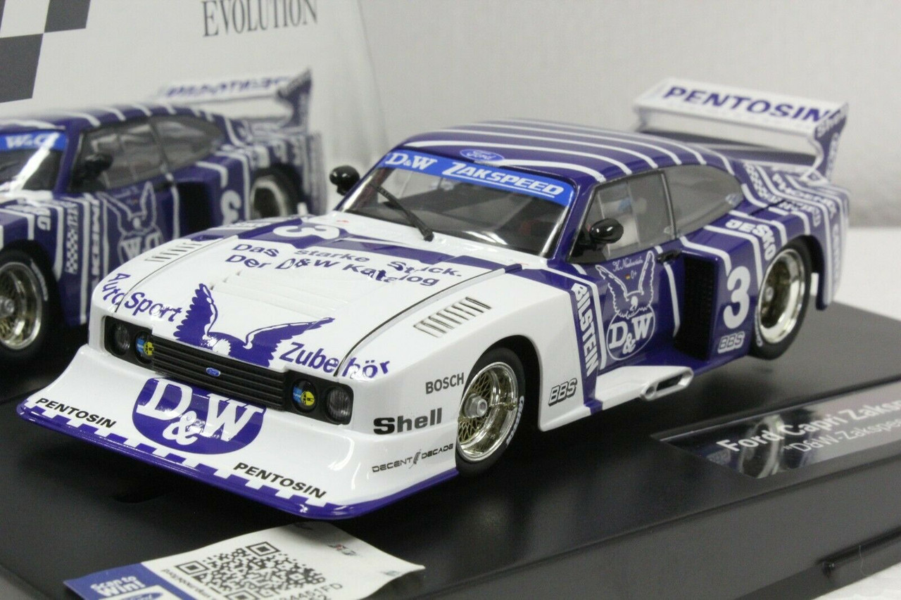 27605 Carrera Evolution Ford Capri Zakspeed Turbo D&W, #3 1