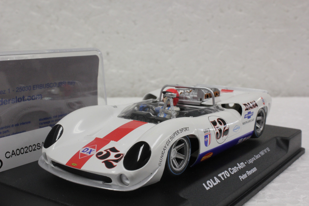 CA00202S/W Thunderslot Lola T70 Laguna Seca Can-Am 1967 #52 1:32 