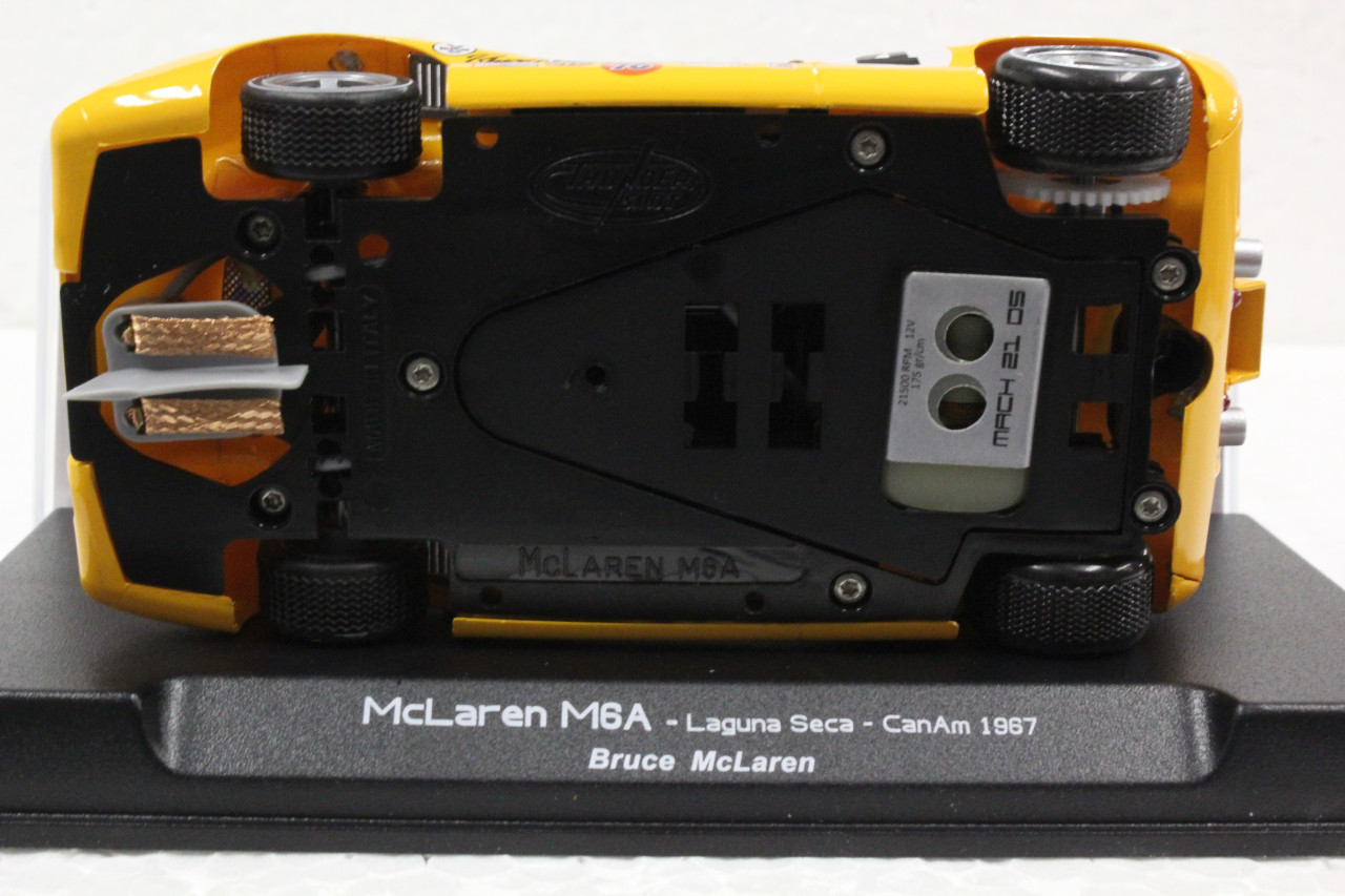 CA00301S/W Thunderslot McLaren M6A Laguna Seca Can-Am 1967 #4 1:32