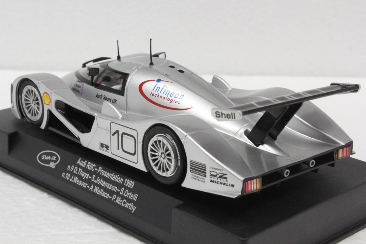 SICA12D Slot.it Audi R8C Presentation 1999 #9/10 1:32 Slot Car