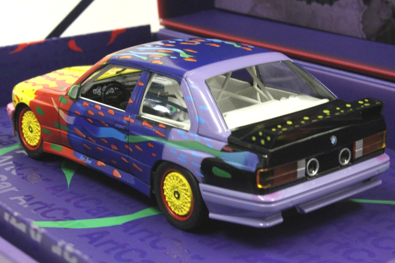 99022/E300 Fly BMW M3 E30 Ken Done Art Car 1:32 Slot Car - Great