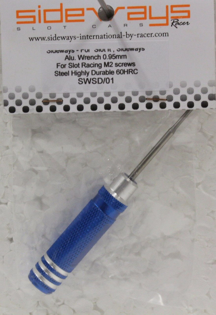 SWSD/01 Racer Sideways Aluminium Screwdriver 'Wrench' 0.95mm for M2