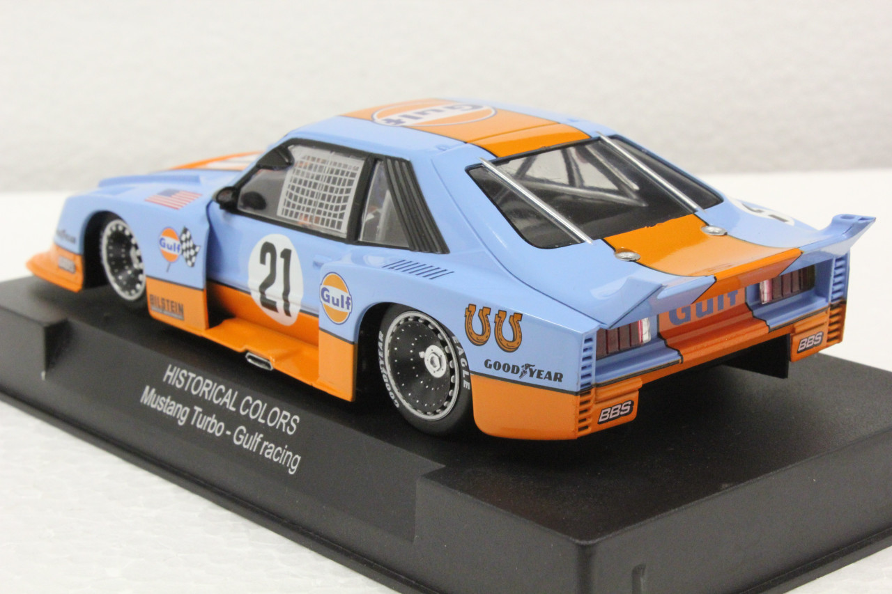 SWHC05 Racer Sideways Ford Mustang Turbo Gulf Racing Historical