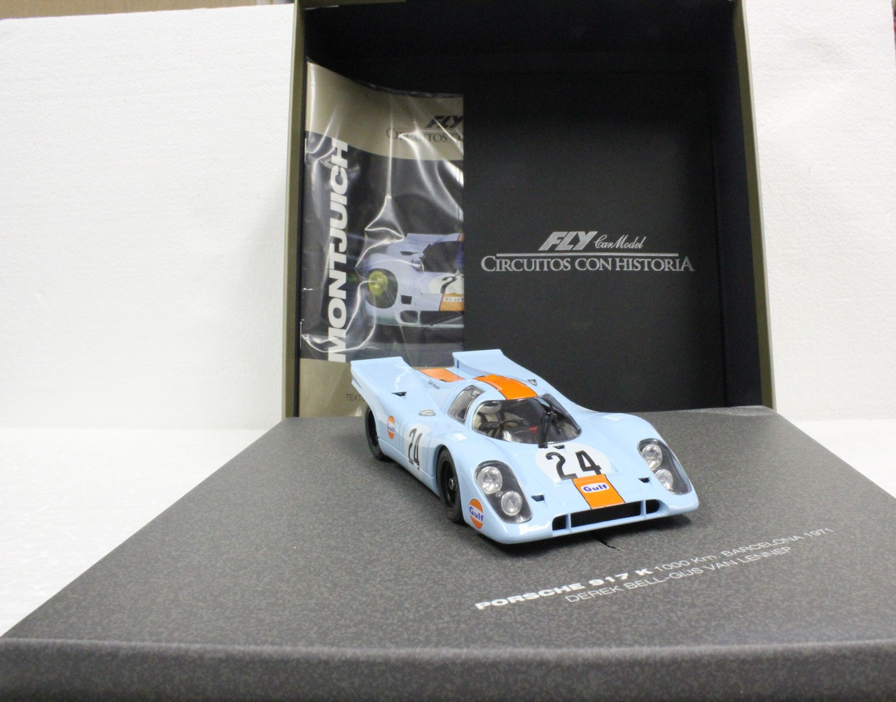 99072 Fly Porsche 917K 1000 Kms Barcelona 1971 Derek Bell/Gijs Van Lennep  1:32 Slot Car