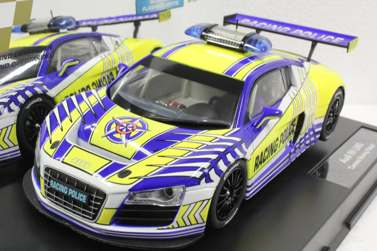 scalextric audi r8 police car