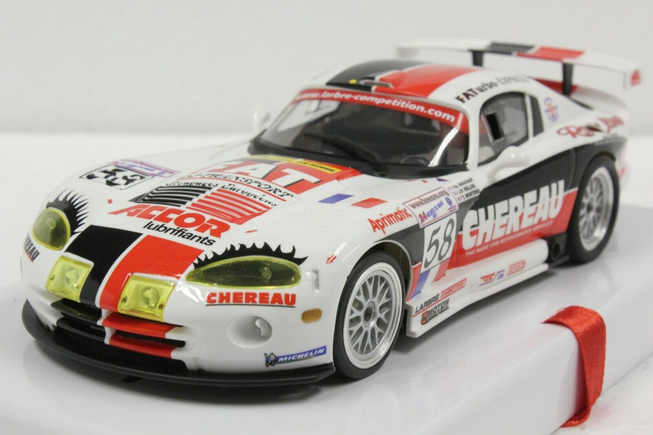 Rs0034 Revoslot Dodge Viper Gts R Chereau 24h Le Mans 01 58 1 32 Slot Car Great Traditions