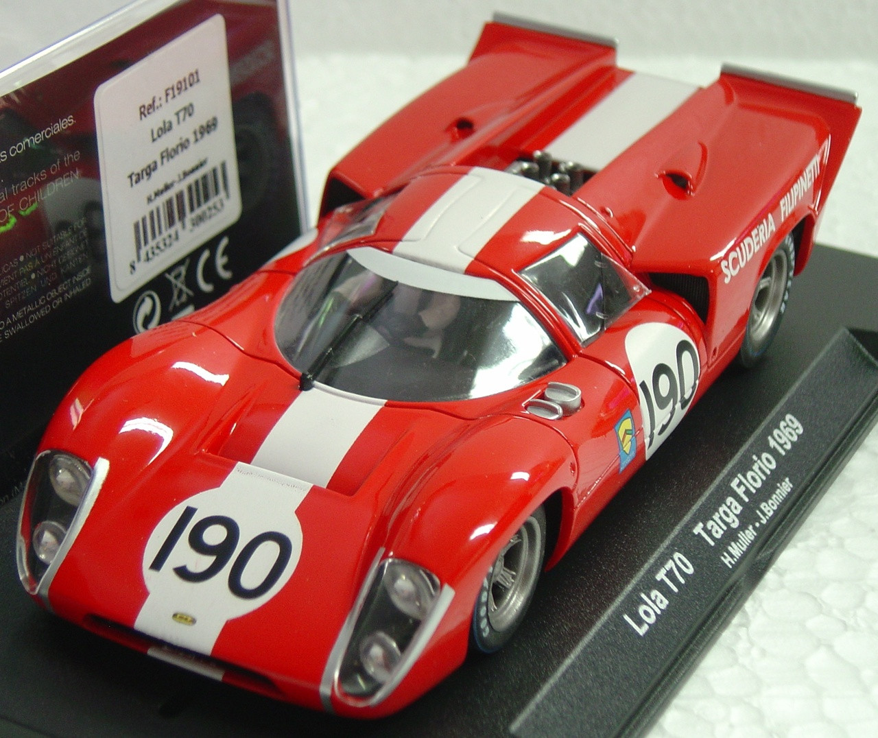 F19101 Fly Lola T70 Targa Florio 1969 H. Muller/J. Bonnier 1:32