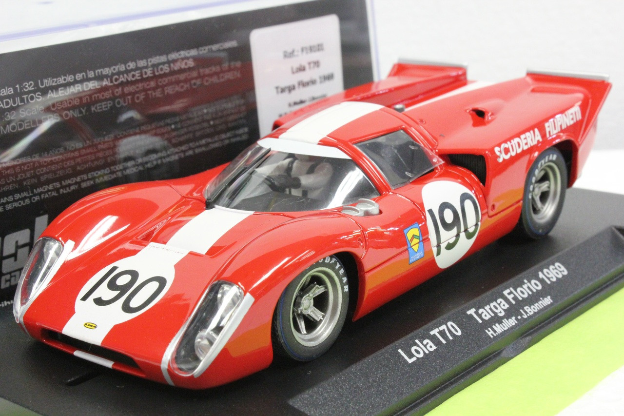 F19101 Fly Lola T70 Targa Florio 1969 H. Muller/J. Bonnier 1:32