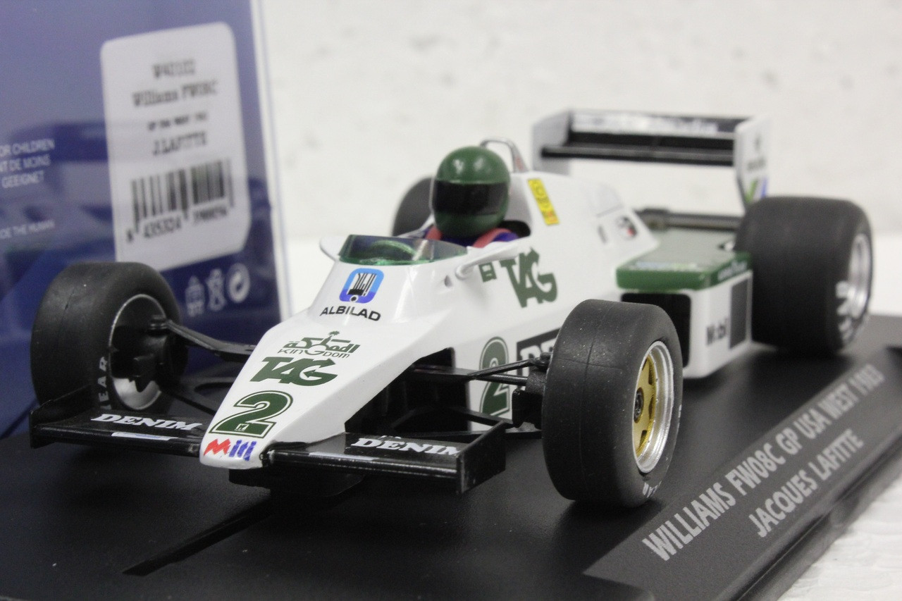 W40102 Fly Williams FW08C GP USA West 1983 Jacques Lafitte 1:32