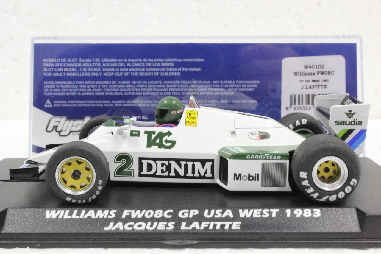 W40102 Fly Williams FW08C GP USA West 1983 Jacques Lafitte 1:32