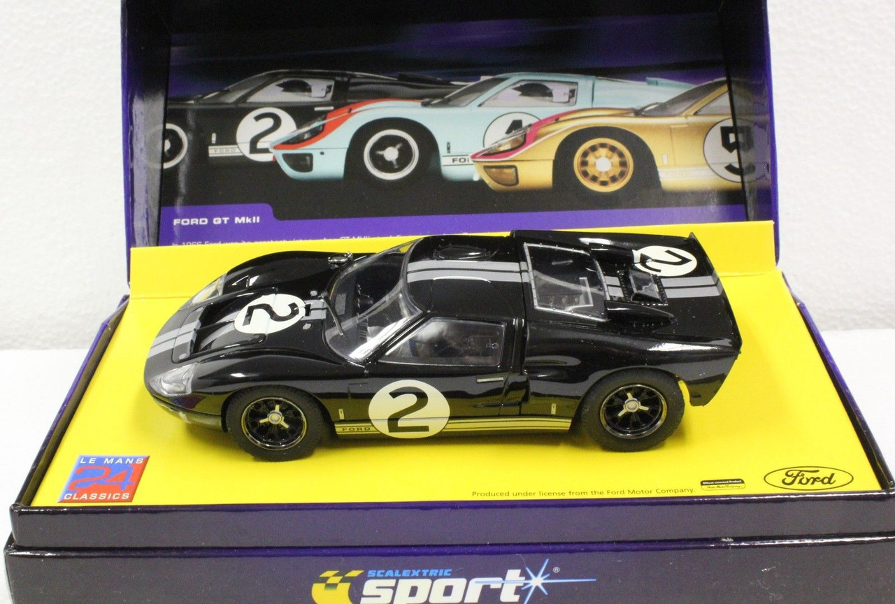 C2463A Scalextric Sport Ford GT MKII Le Mans 1966 Black/Silver, #2