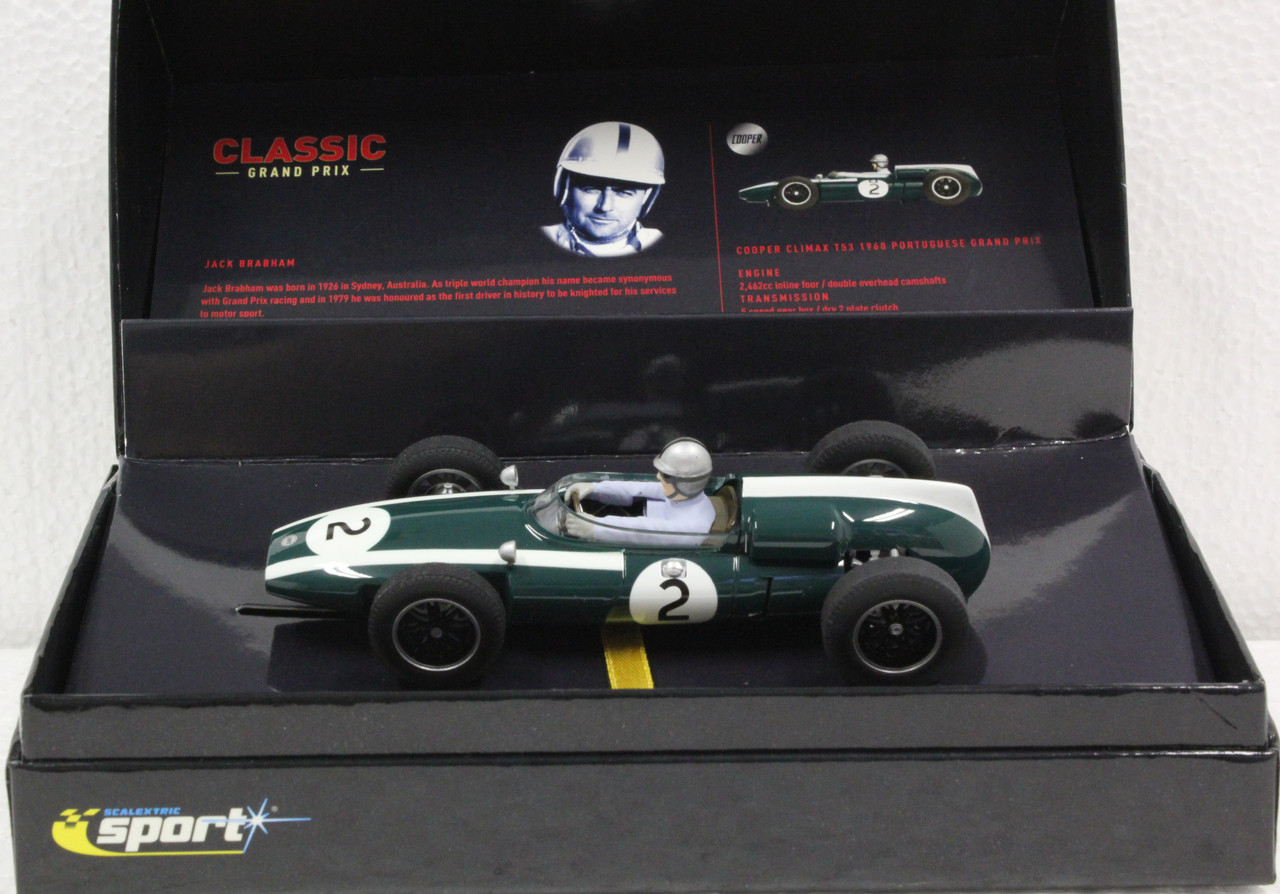 096 クーパークライマックスT53スケーレックストリック C2639A Scalextric Sport Cooper Climax T53 F1, #2 1:32 Slot
