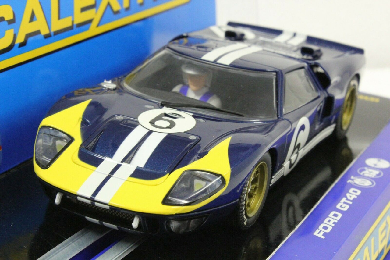 C3097 Scalextric Ford GT40 MKII LeMans 1966, #6 1/32 Slot Car