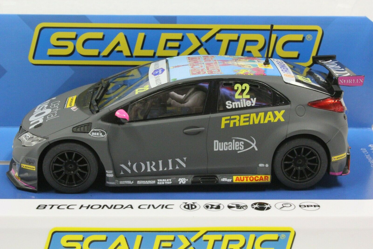 SCALEXTRIC BTCC HONDA CIVIC 1/32スロットカー SEC4015 Carrera Digital 132/Scalextric Honda Civic Type R BTCC