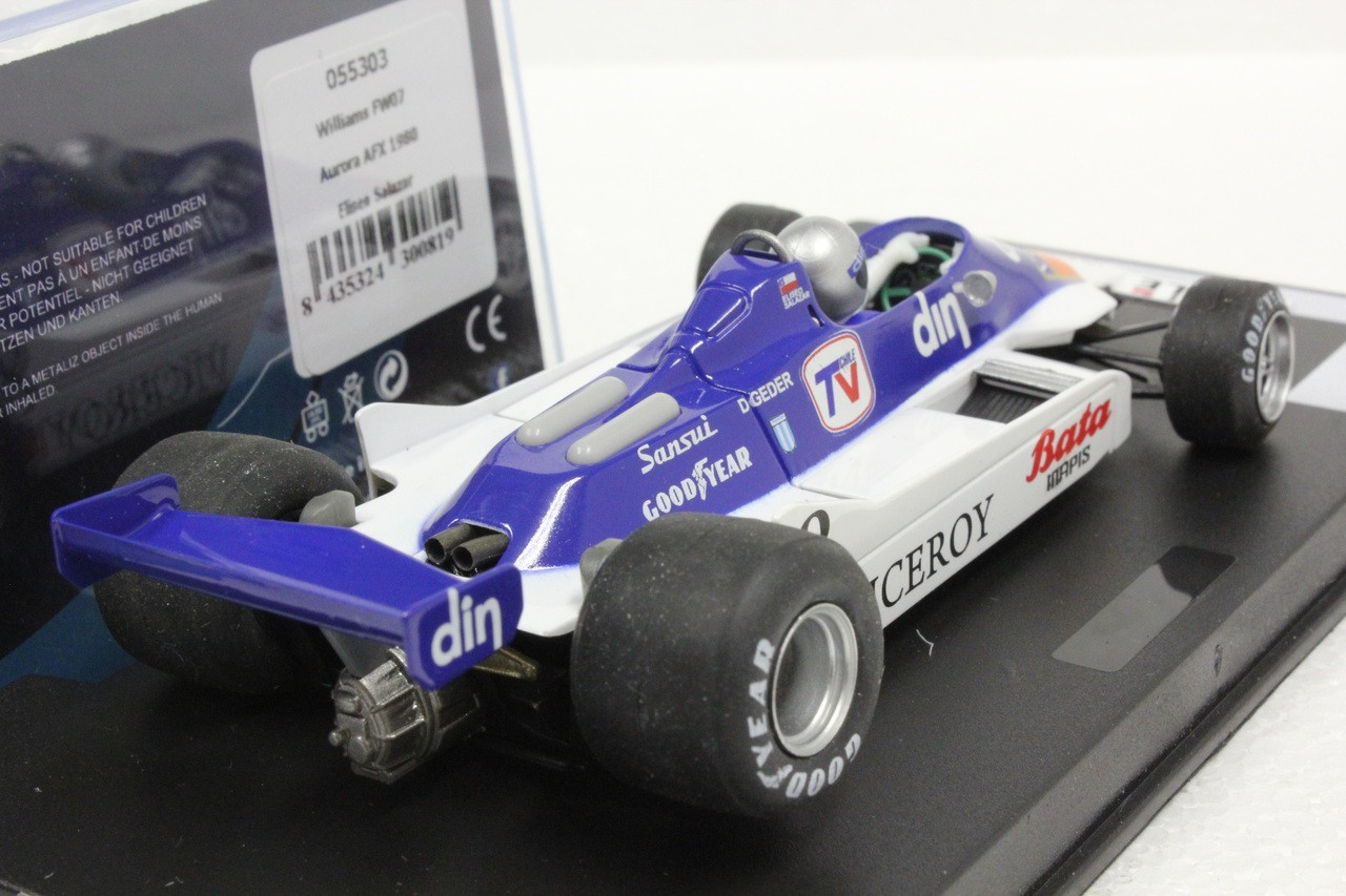 055303 Fly Williams FW07 Aurora AFX 1980 Eliseo Salazar 1:32 Slot