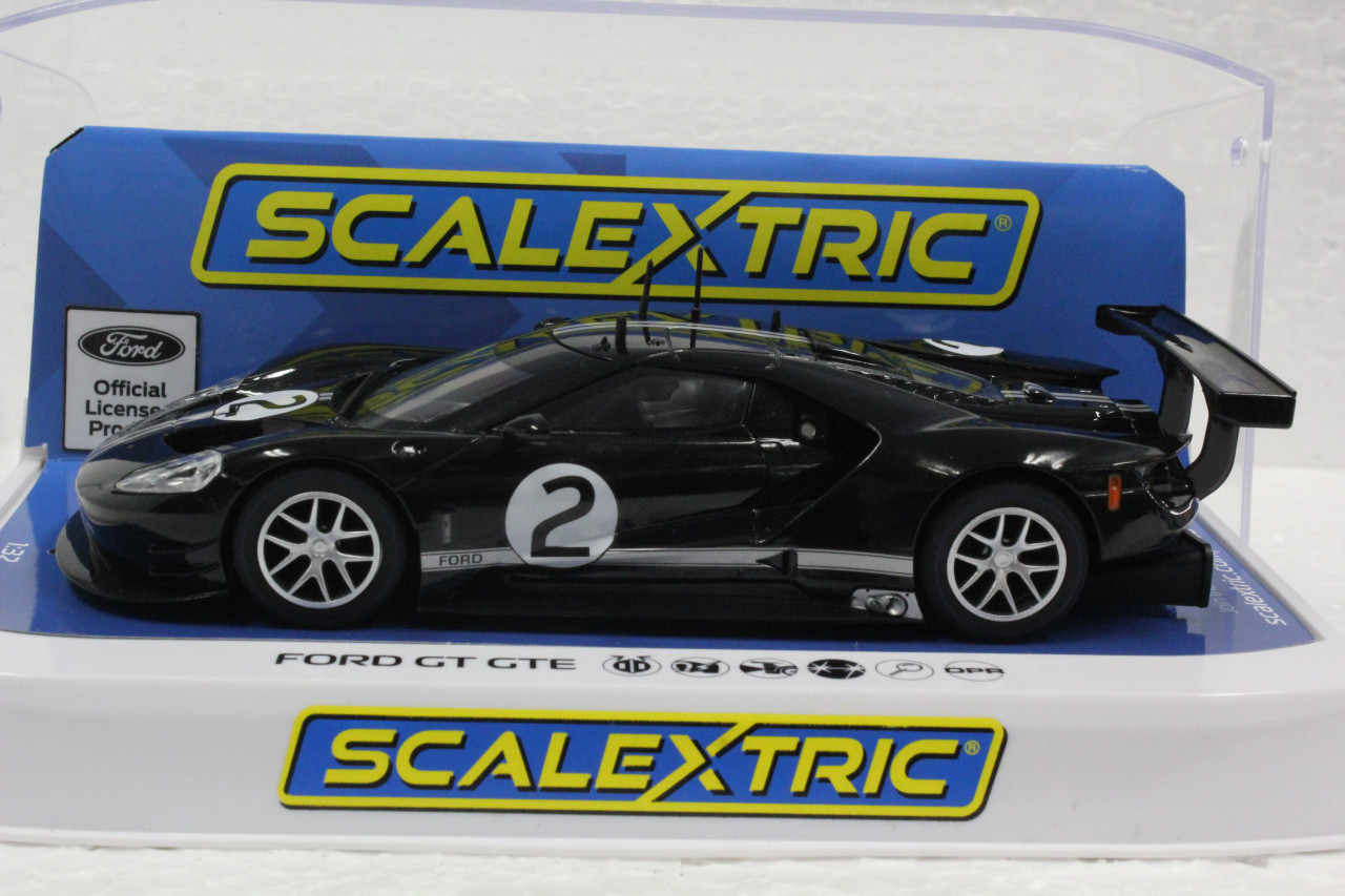 C4063 Scalextric Ford GT GTE Black Heritage Edition, #2 1:32 Slot