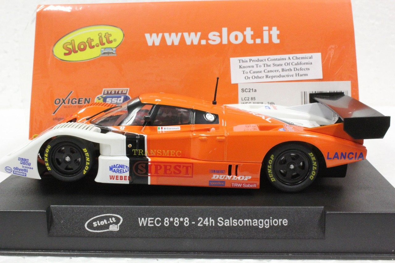 SISC21A Slot.it Lancia LC2 85 WEC 8*8*8 24h Salsomaggiore 1:32